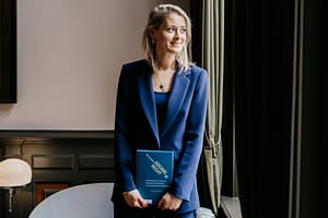 Promotie Merel in het Academiegebouw in Utrecht